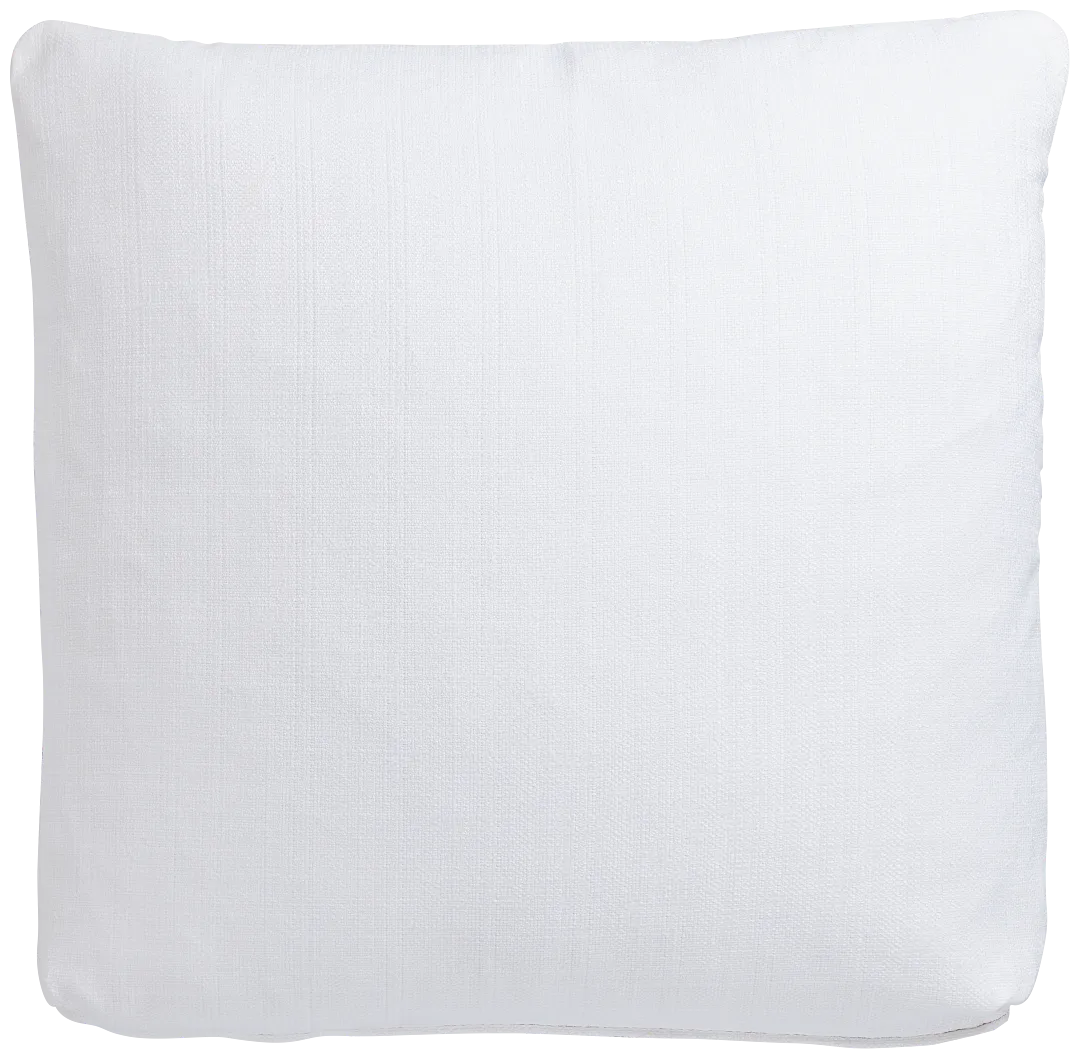 Zeke White 20" Accent Pillow
