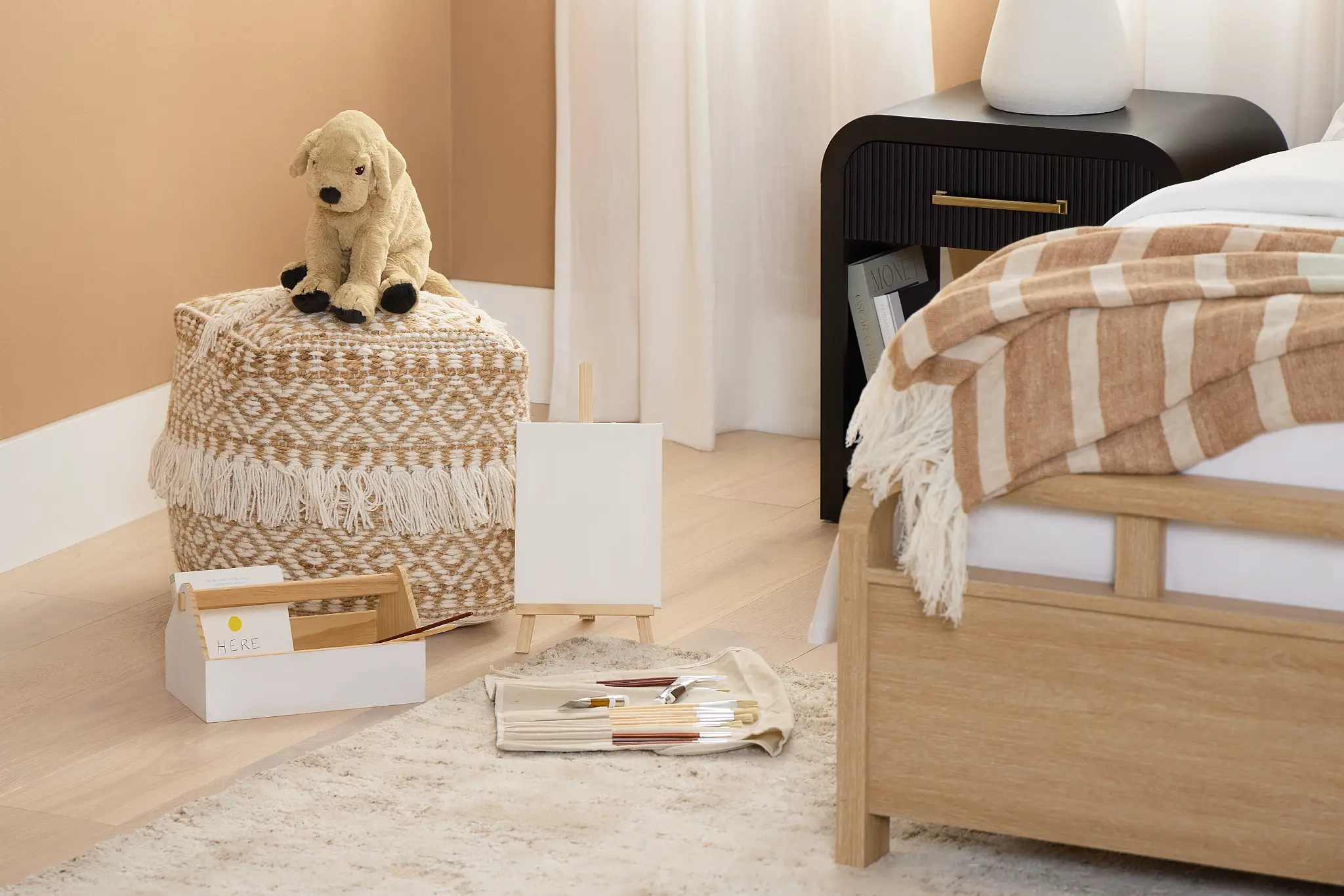 Lucaya Jute Accent Pouf Lucaya Jute Accent Pouf