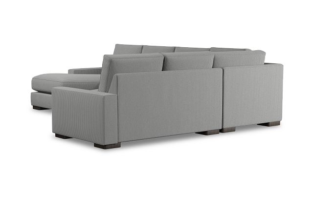 Edgewater Lucy Light Gray Medium Left Chaise Sectional