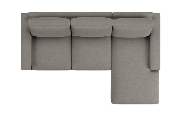 Edgewater Maguire Pewter Right Chaise Sectional