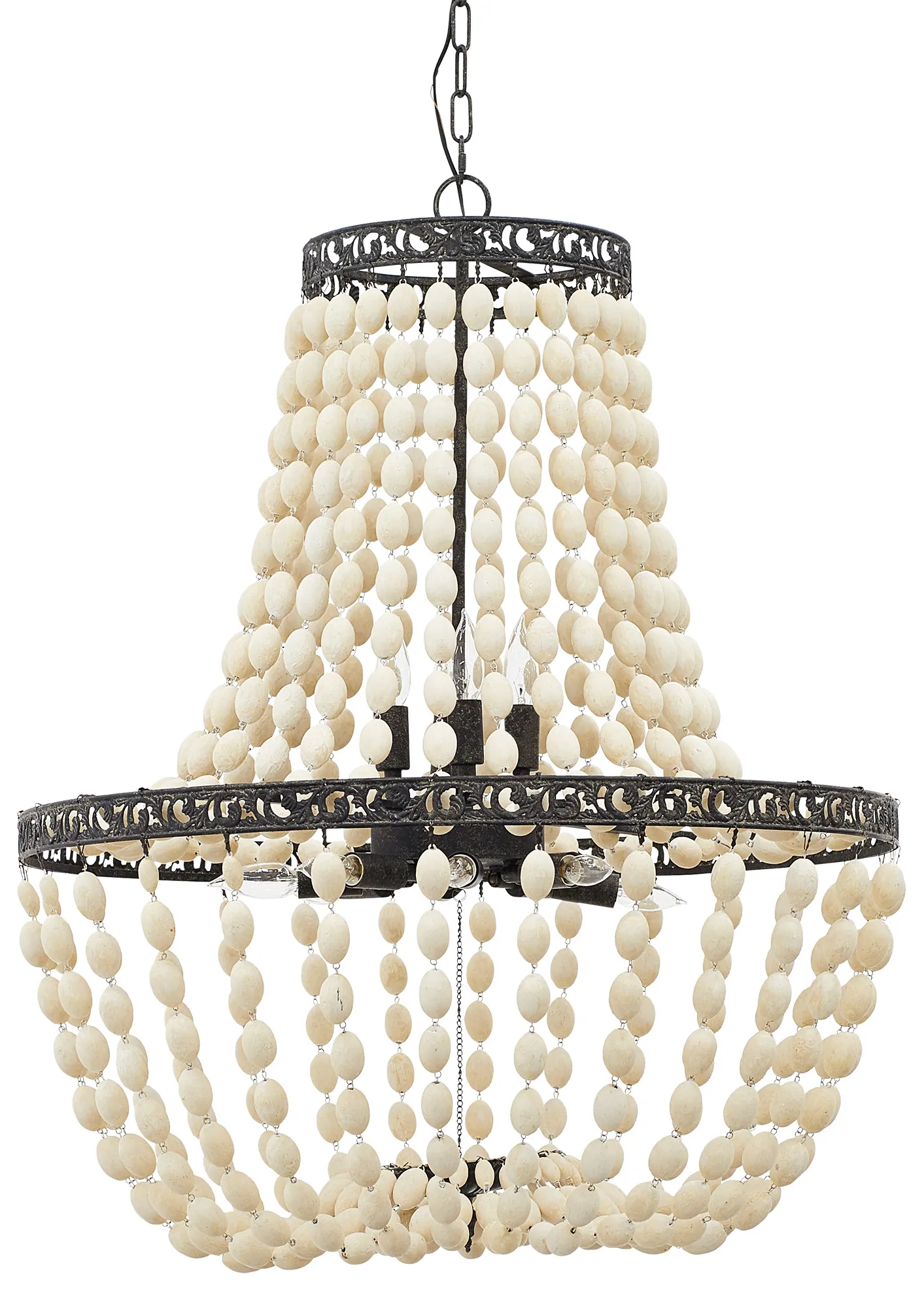 Crystal Beige Chandelier