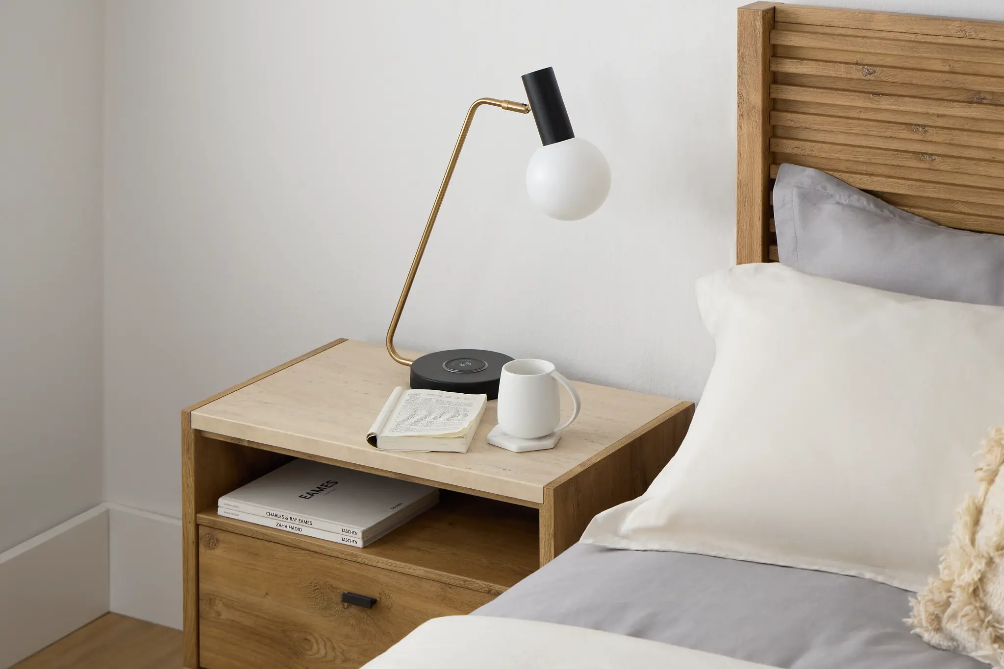 Perry Light Tone Nightstand Perry Light Tone Nightstand