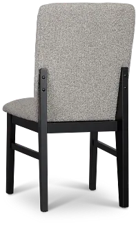 Modesto Black Upholstered Side Chair