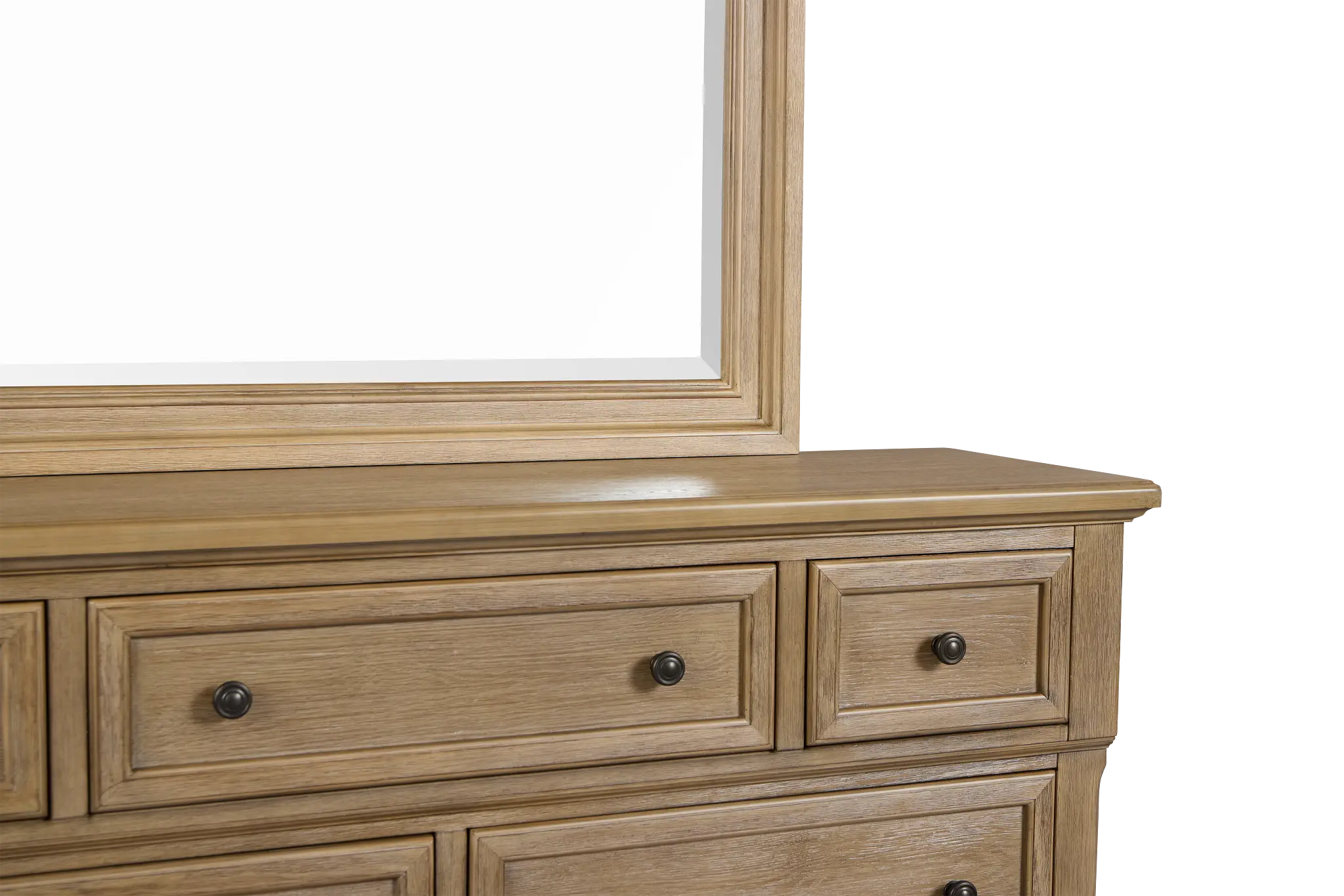 Galveston Light Tone Dresser & Mirror Galveston Light Tone Dresser & Mirror