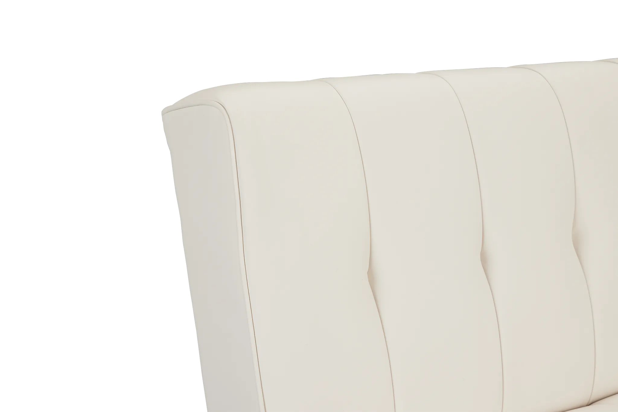 Clay White Micro Sofa Futon