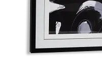 Twirl Black Framed Wall Art