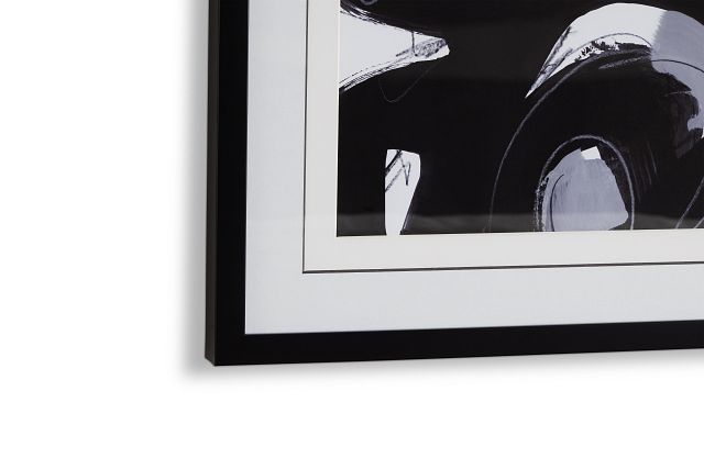 Twirl Black Framed Wall Art