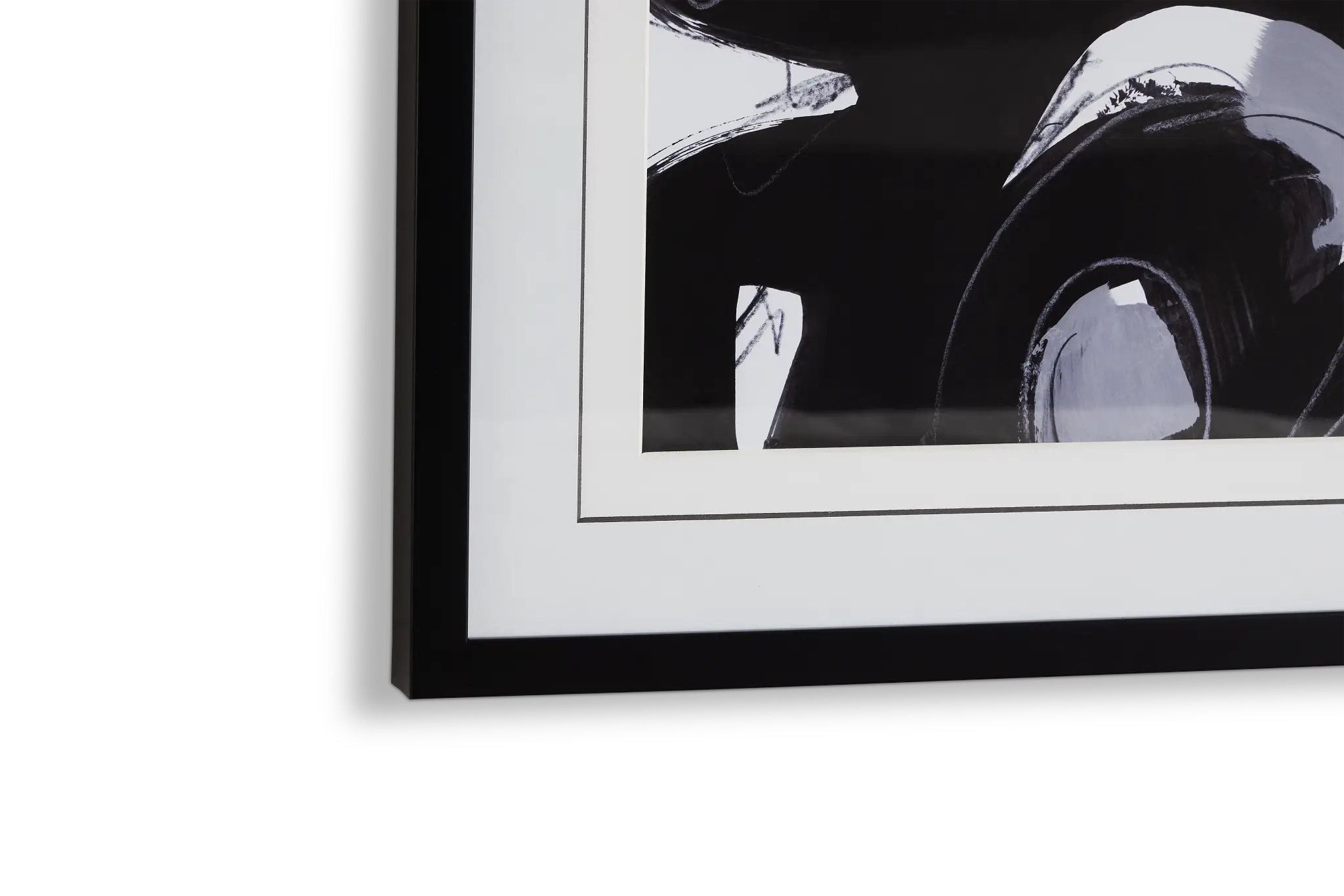 Twirl Black Framed Wall Art Twirl Black Framed Wall Art