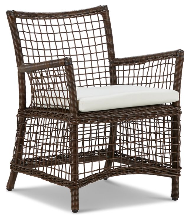 Southport White Woven Arm Chair (0)