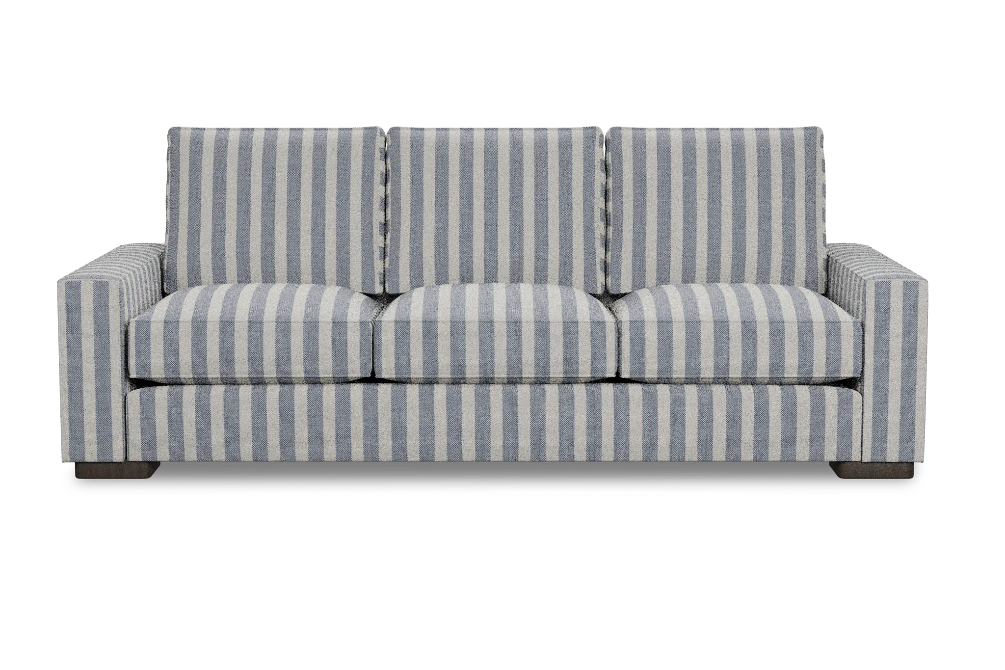 Edgewater Sea Lane Dark Blue 96" Sofa W/ 3 Cushions