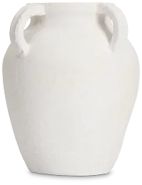 Selma White Large Vase
