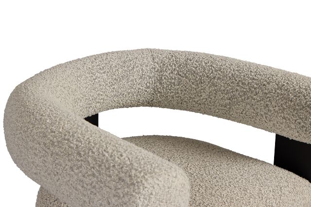 Annette Gray Fabric Accent Chair