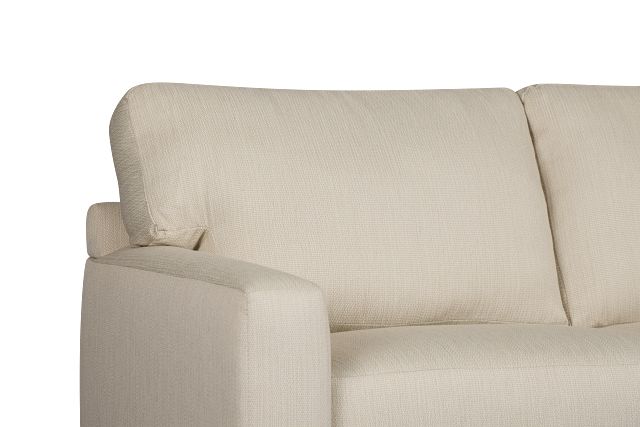 Rhodes Beige Fabric Right Chaise Sectional