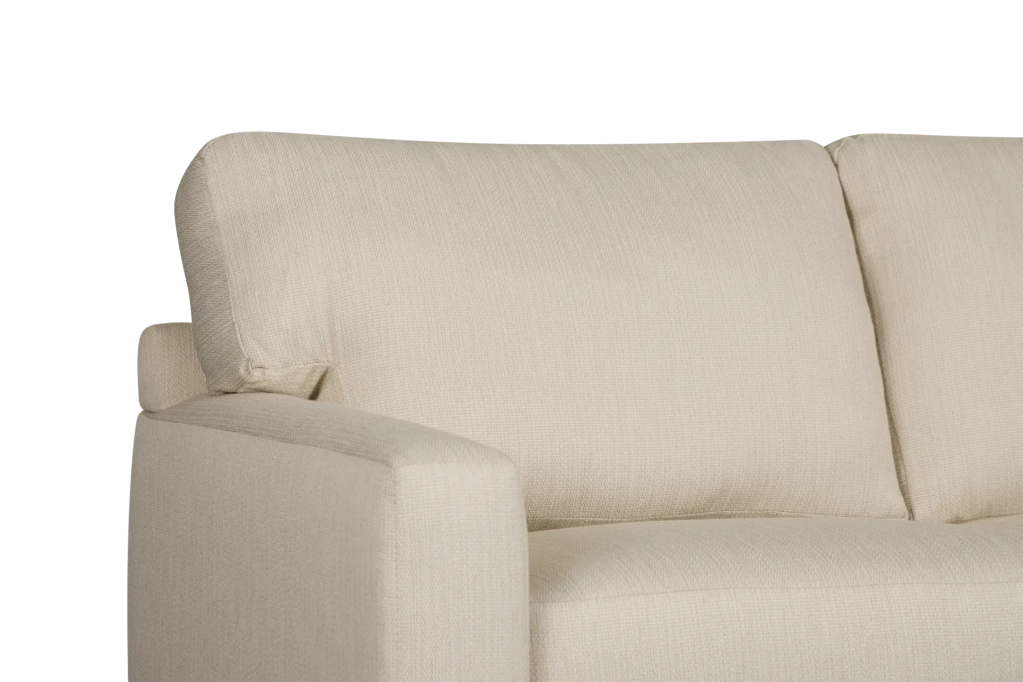 Rhodes Beige Fabric Right Chaise Sectional Rhodes Beige Fabric Right Chaise Sectional