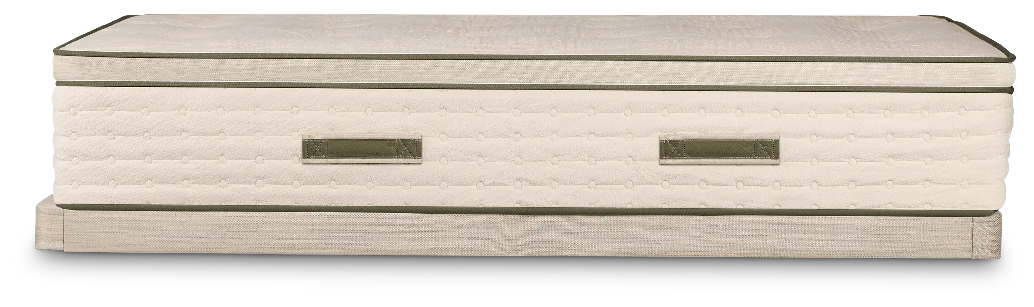 Avocado Green Cushion Firm Low-profile Mattress Set Avocado Green Cushion Firm Low-profile Mattress Set