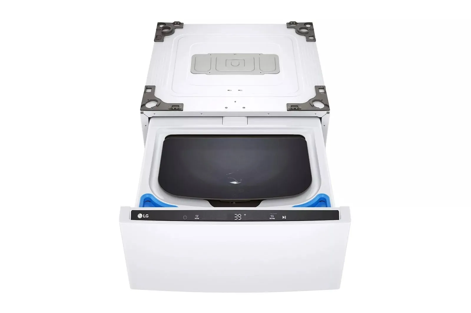 Lg 300 Series White 27" Pedestal Washer