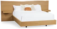 Haven Light Tone Spread Bed W/ Two Nightstands