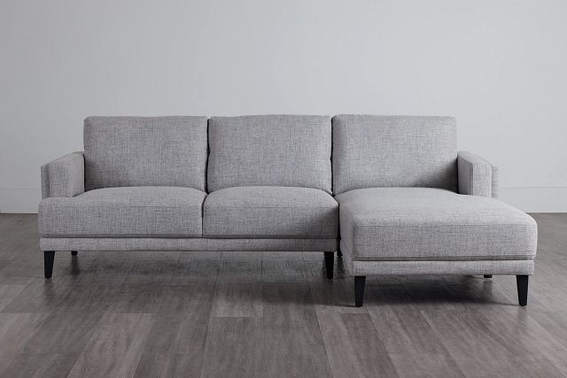 Shepherd Gray Fabric Right Chaise Sectional