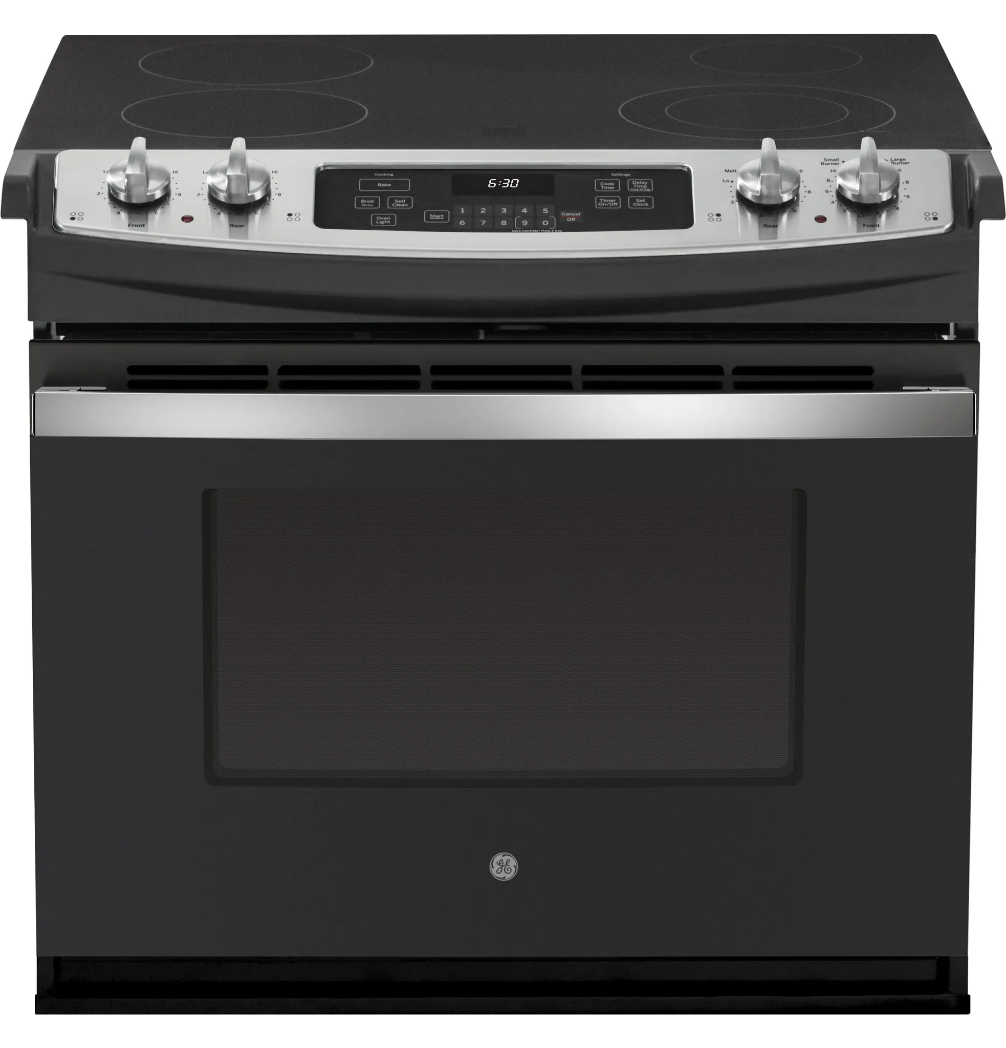 Ge 630 Series Stainless Steel 30" Electric Range