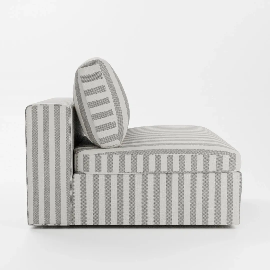 Destin Sea Lane Dark Gray Fabric Swivel Chair Destin Sea Lane Dark Gray Fabric Swivel Chair