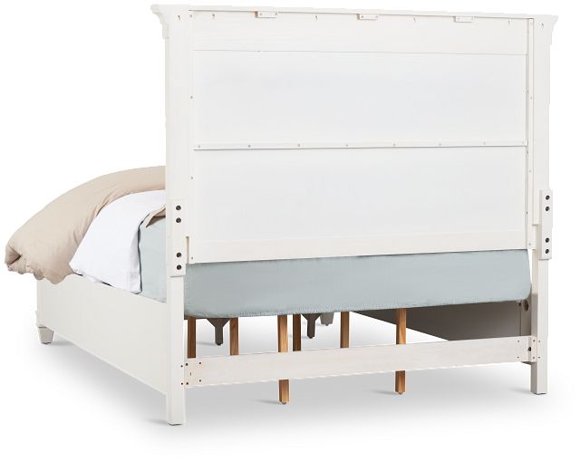 Cape Cod Ivory Panel Storage Bed