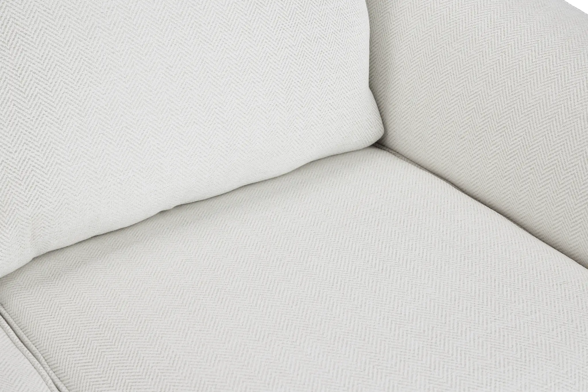 Avery White Fabric Loveseat Avery White Fabric Loveseat