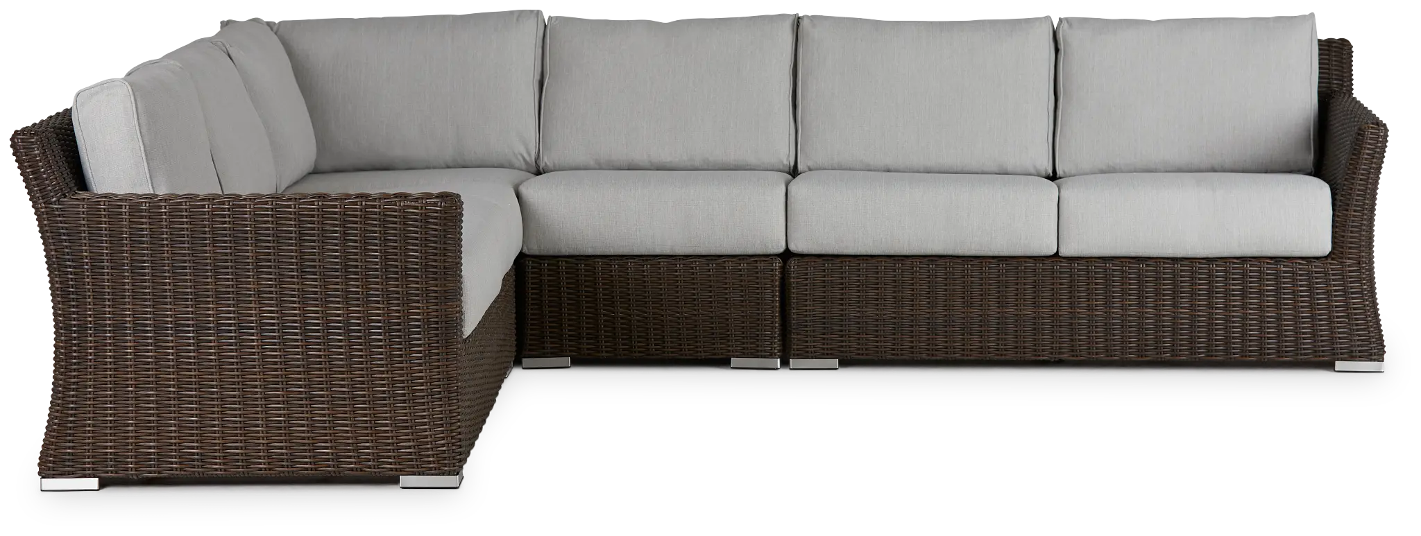 Southport Gray Woven Large Two-arm Sectional Southport Gray Woven Large Two-arm Sectional