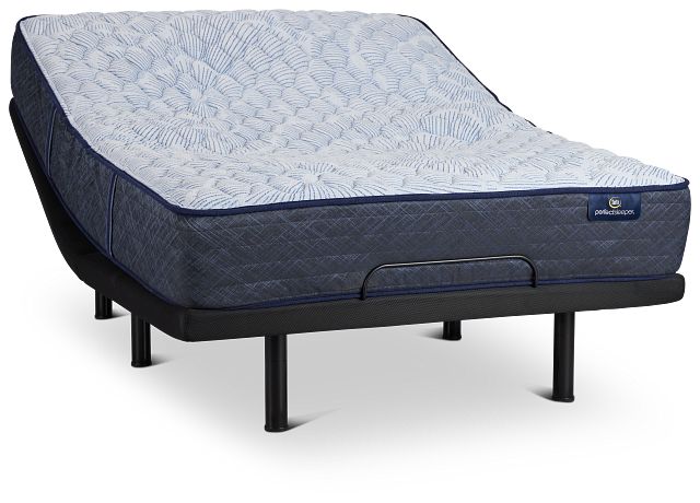 Serta Perfect Sleeper Blue Lagoon Nights Firm Deluxe Adjustable Mattress Set