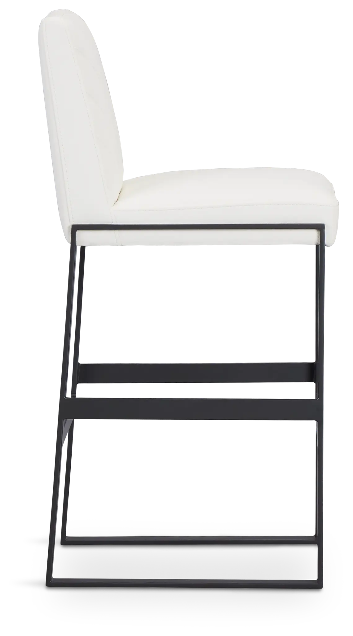 Harlem White 30" Upholstered Barstool Harlem White 30" Upholstered Barstool
