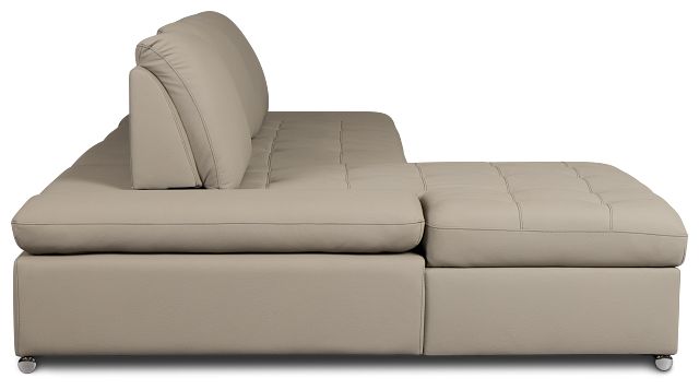Eden Gray Micro Left Chaise Sleeper Sectional