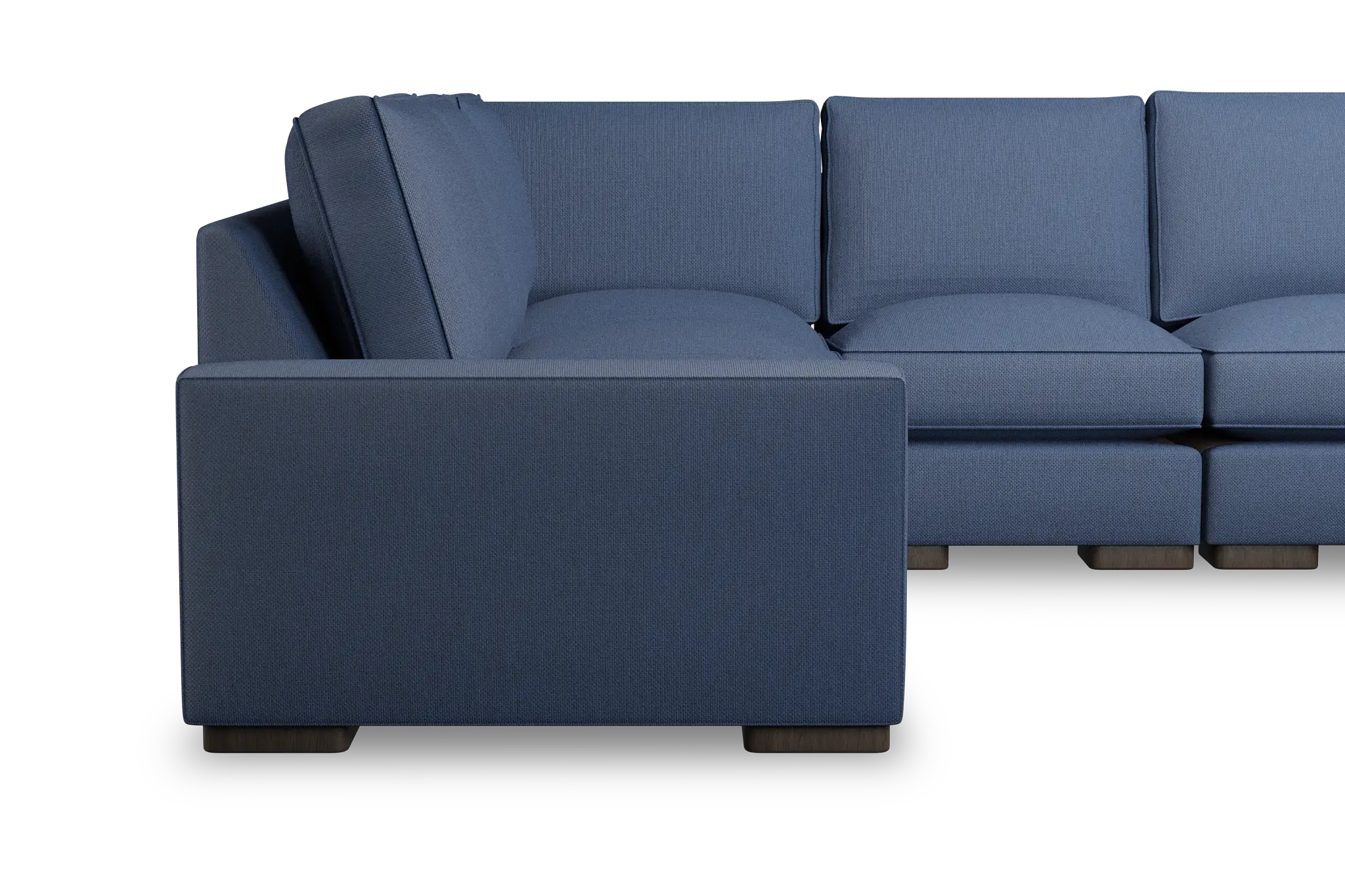 Edgewater Revenue Dark Blue Medium Two-arm Sectional Edgewater Revenue Dark Blue Medium Two-arm Sectional