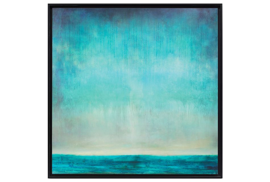Karlee Dark Blue Framed Wall Art