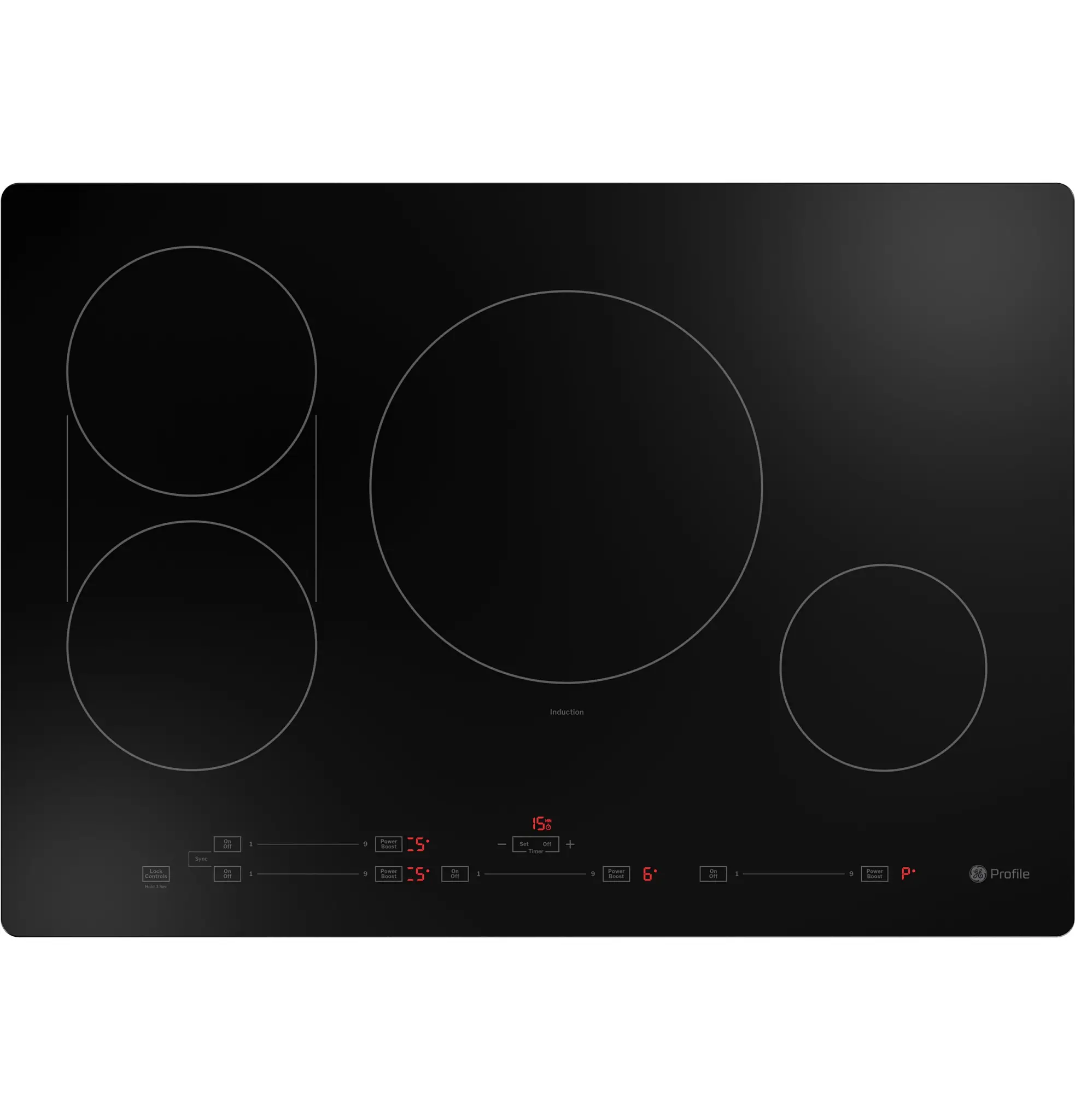 Ge Profile 6030 Series Black 30" Electric Cook Top Ge Profile 6030 Series Black 30" Electric Cook Top