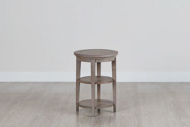 Heron Cove Light Tone Round End Table (0)