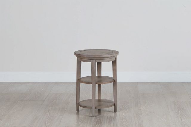 Heron Cove Light Tone Round End Table