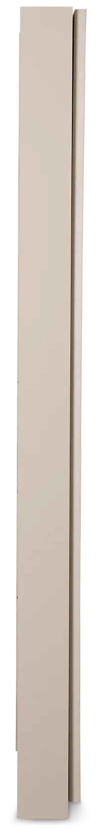 Brasilia Light Beige Storage Floor Mirror