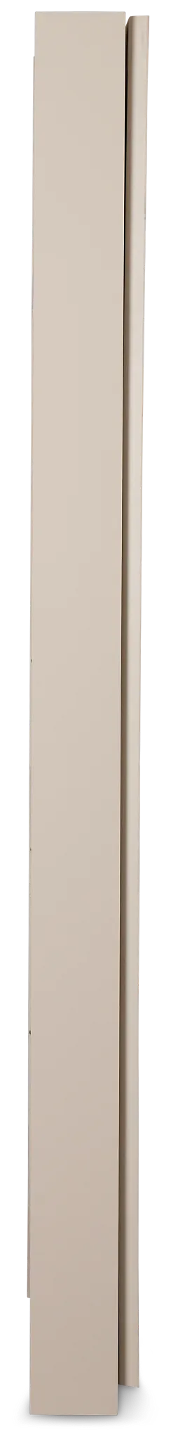 Brasilia Light Beige Storage Floor Mirror