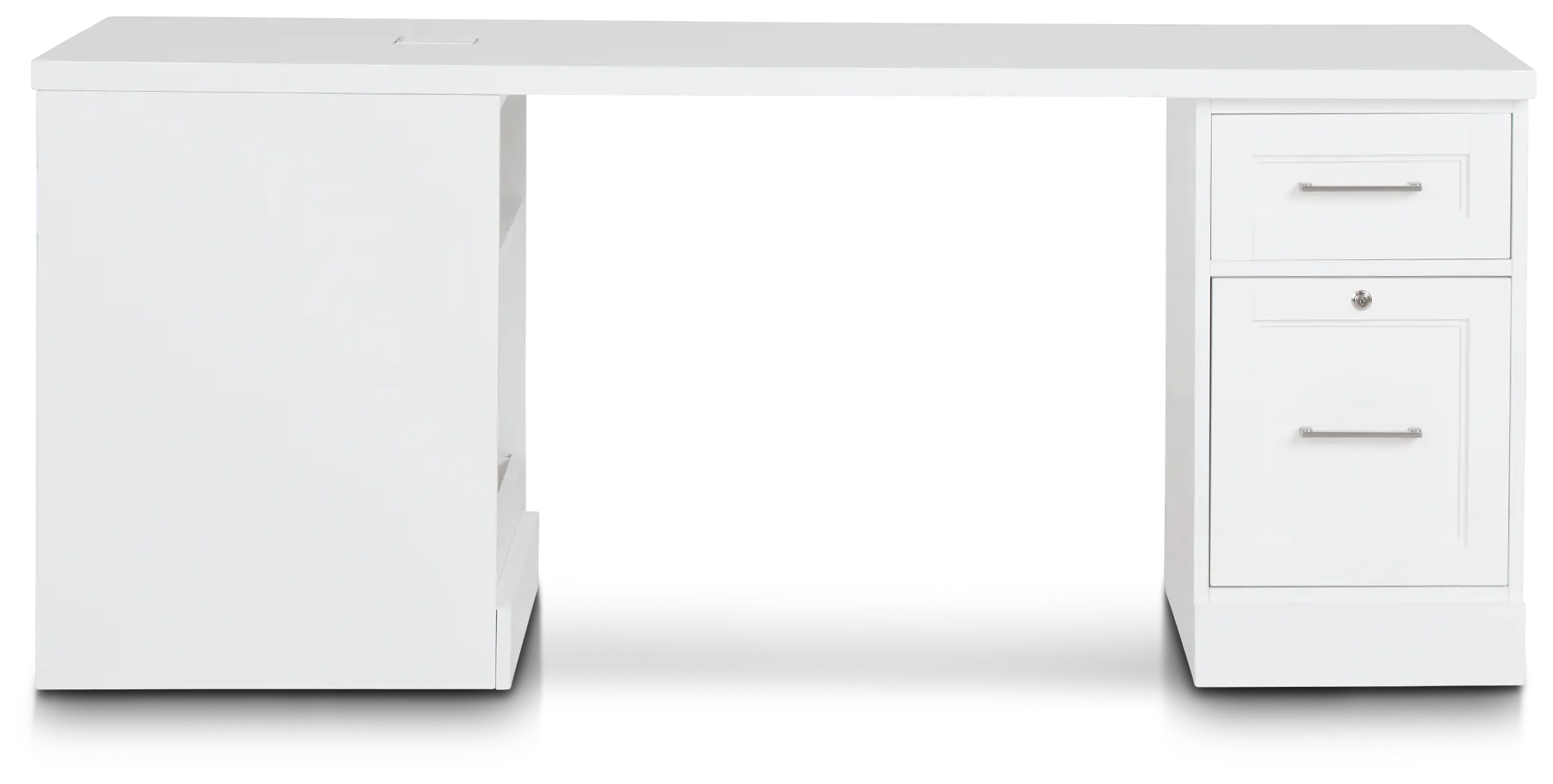 Newport White Peninsula Desk Newport White Peninsula Desk