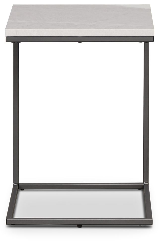 Joliet Gray Square End Table