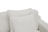 Mckenzie White Fabric Chair