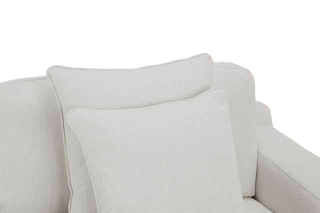 Mckenzie White Fabric Chair