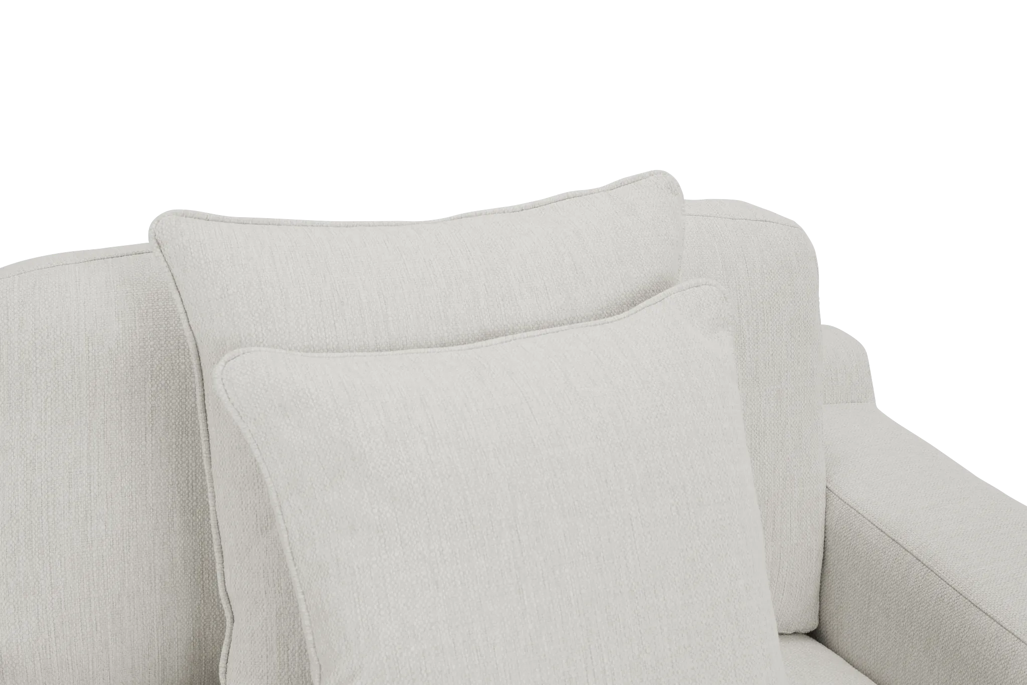 Mckenzie White Fabric Chair