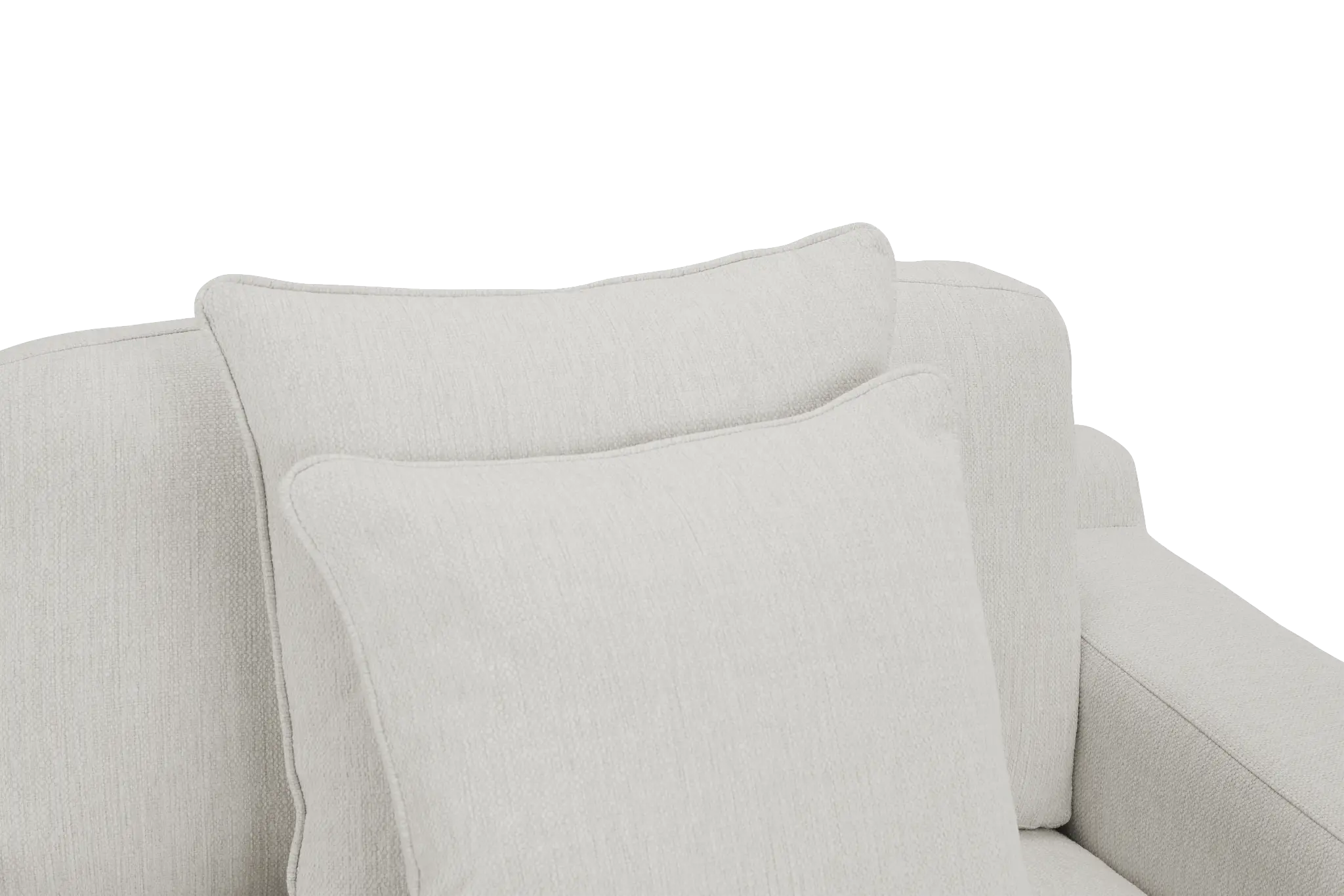 Mckenzie White Fabric Chair Mckenzie White Fabric Chair