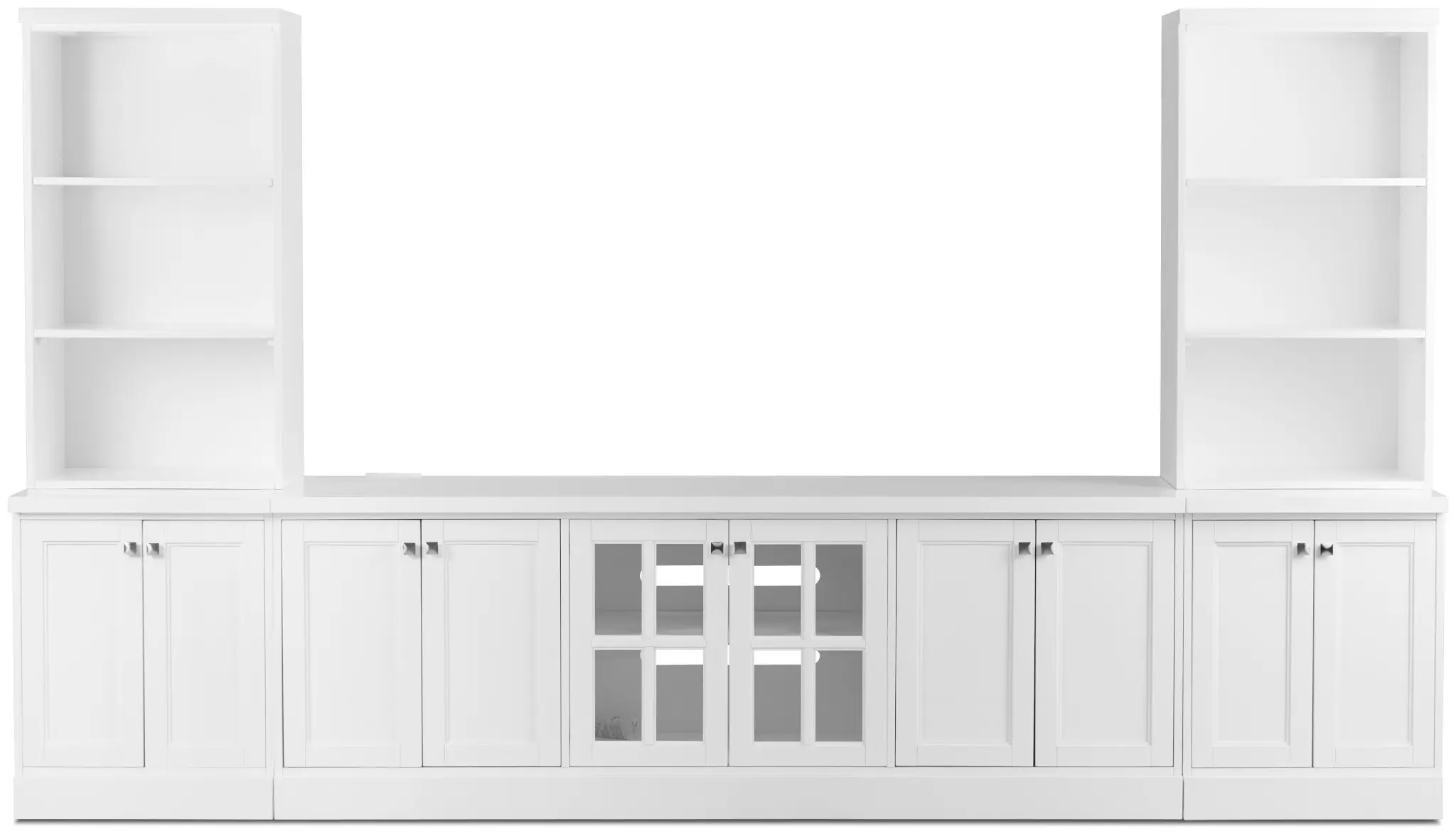 Newport White Large Door Entertainment Wall Newport White Large Door Entertainment Wall