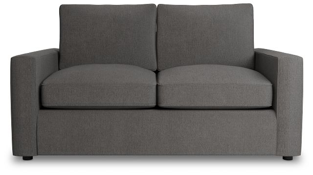 Siesta Peyton Gray Fabric Loveseat