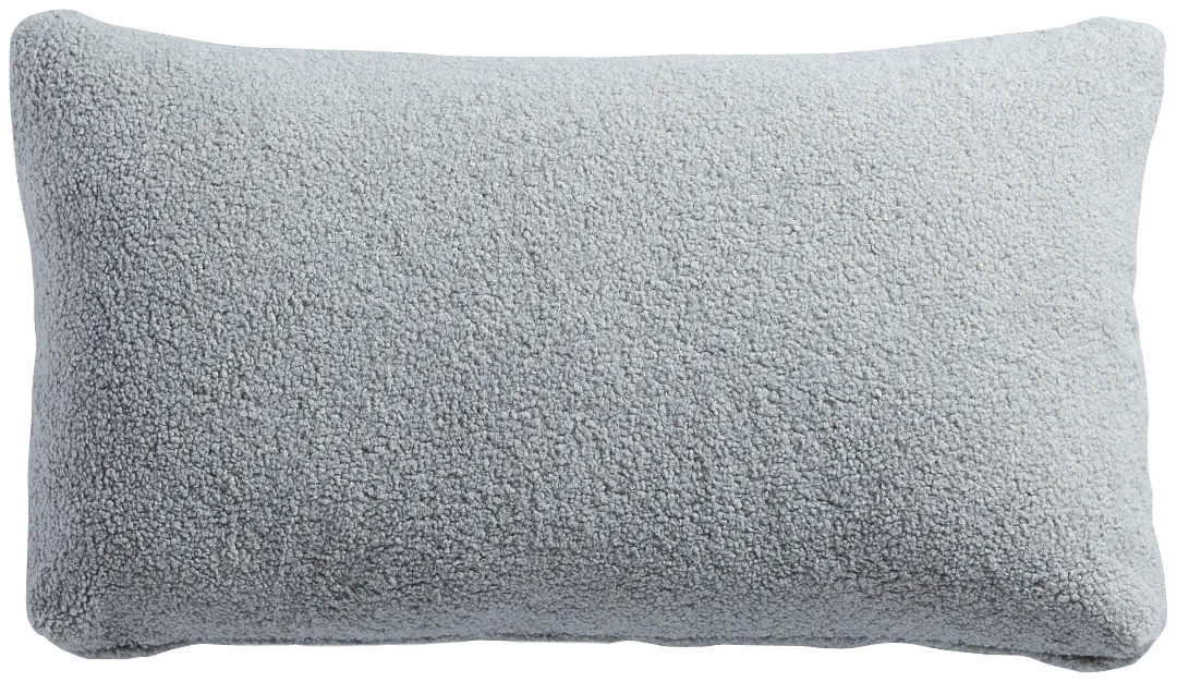 Henley Gray Lumbar Accent Pillow