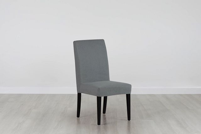 Destination Light Gray Short Slipcover Chair With Dark-tone Leg (0)