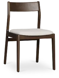 Santorini Dark Tone Upholstered Side Chair