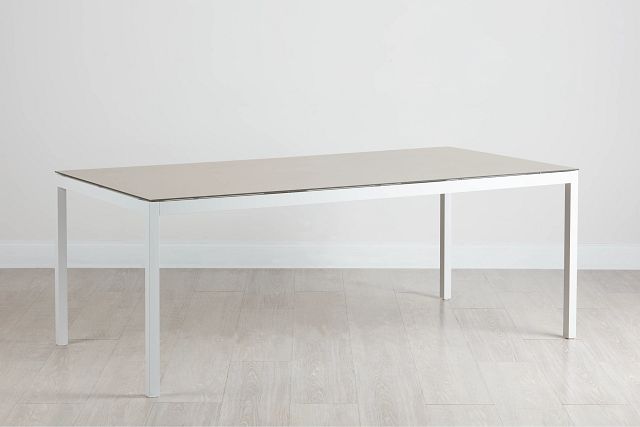 Aventura Champagne 78" Rectangular Table