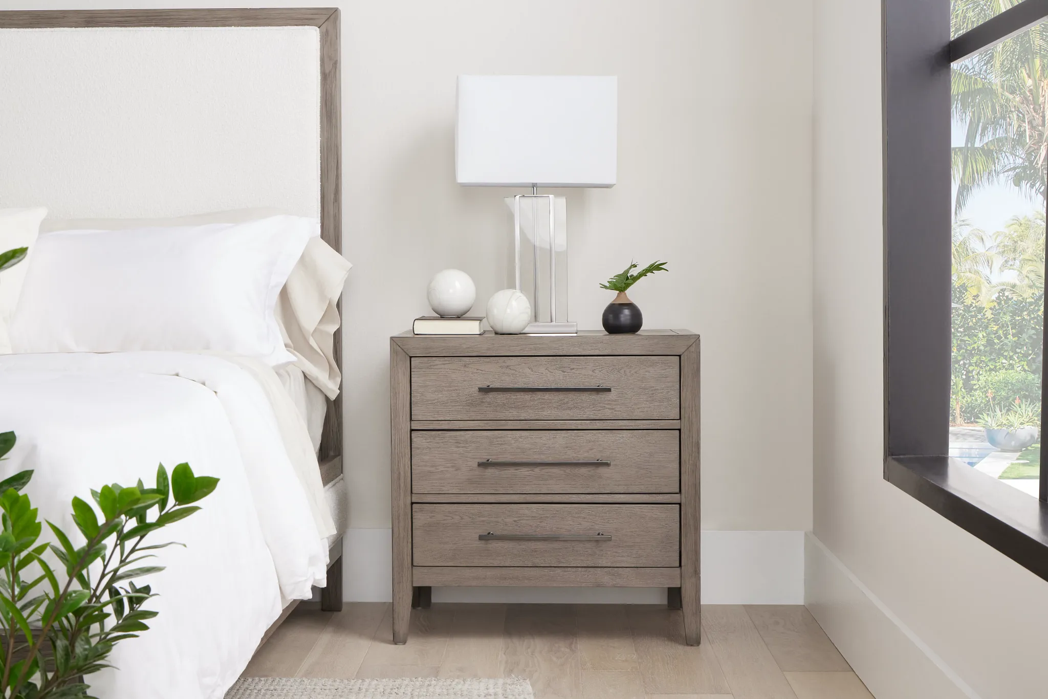 Alden Gray Nightstand